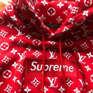Supreme x LV hoodie